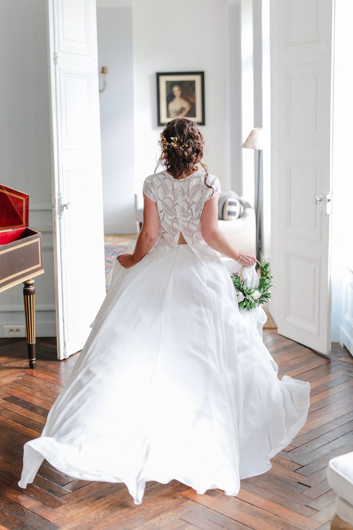 Mariée au Château de Séréville, mariage chic et champêtre